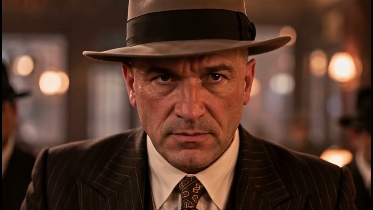 1920s Gangster Heist – AI Short Film, kadr 16:9